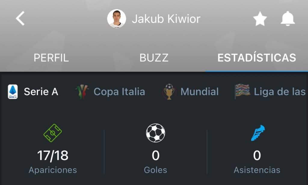 Los números de Jakub Kiwior en esta temporada con el Spezia. El próximo objetivo del Arsenal.