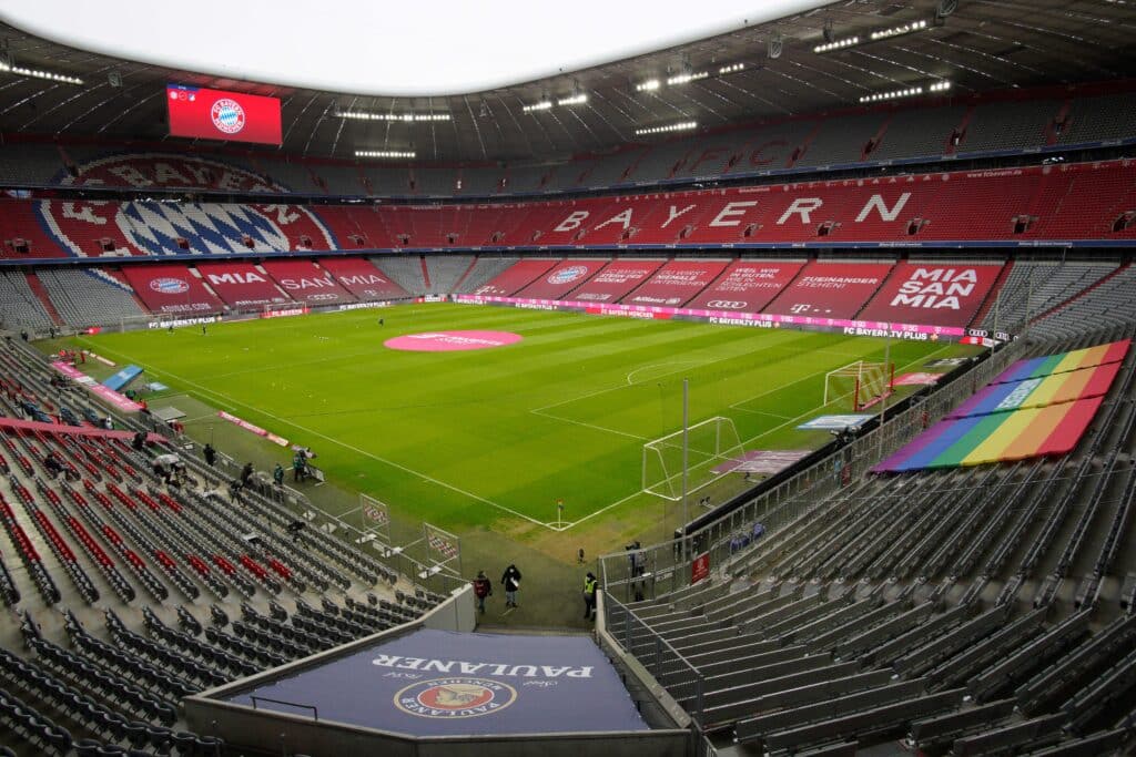 El Bayern Múnich pretende seguir creciendo su marca a lo largo del mundo. (Photo by GUENTER SCHIFFMANN/POOL/AFP via Getty Images)