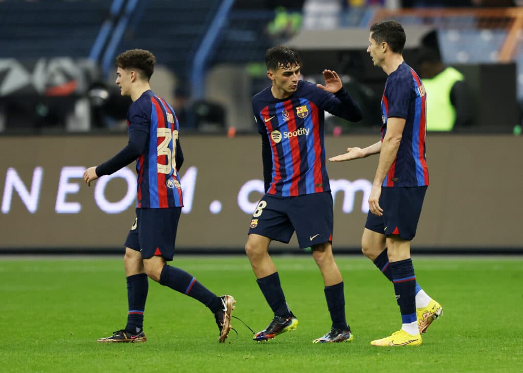 Pedri estaba siendo una de las figuras del Barcelona durante la actual temporada. (Photo by Yasser Bakhsh/Getty Images)