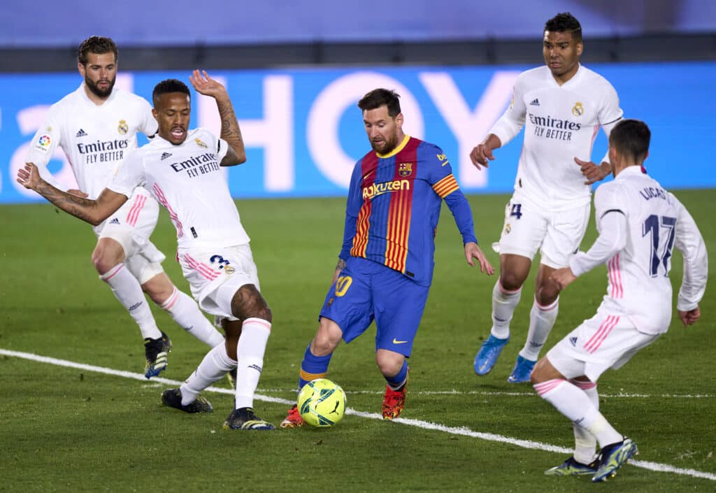 En 2021, Lionel Messi tuvo su último año como jugador del Barcelona.  (Photo by Diego Souto/Quality Sport Images/Getty Images)