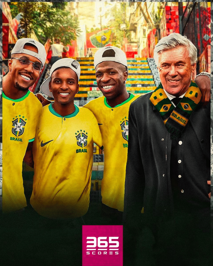 Ancelotti a Brasil