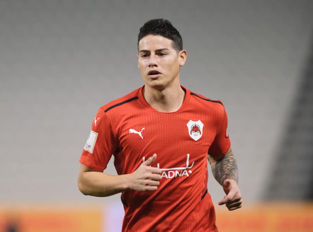 El Al-Rayyan de Qatar fue uno de los último equipos de James Rodríguez.  (Photo by Simon Holmes/NurPhoto via Getty Images)