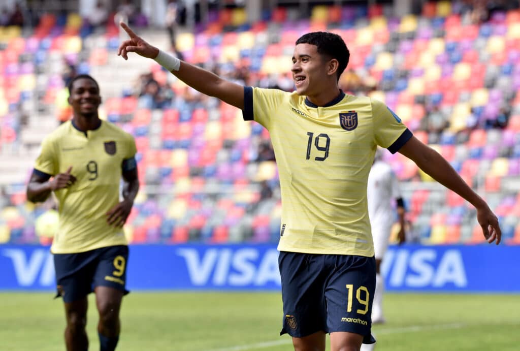 Kendry Pérez con la Selección Ecuador ha anotado un gol en la Eliminatoria