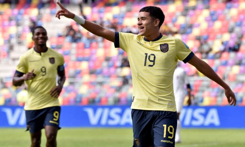 Kendry Pérez con la Selección Ecuador ha anotado un gol en la Eliminatoria