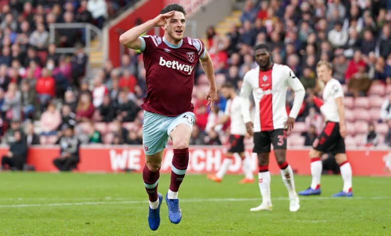 Declan Rice jugará en el Arsenal