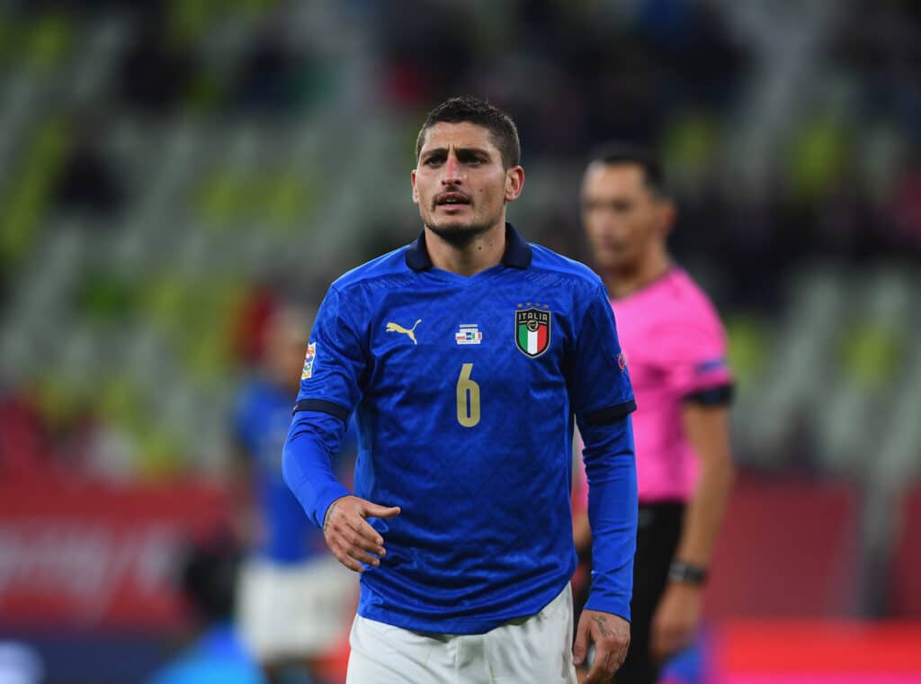 Marco Verratti, el objetivo del Atlético de Madrid, está llamado a ser el líder de las nuevas generaciones en la selección de Italia..  (Photo by Claudio Villa/Getty Images)