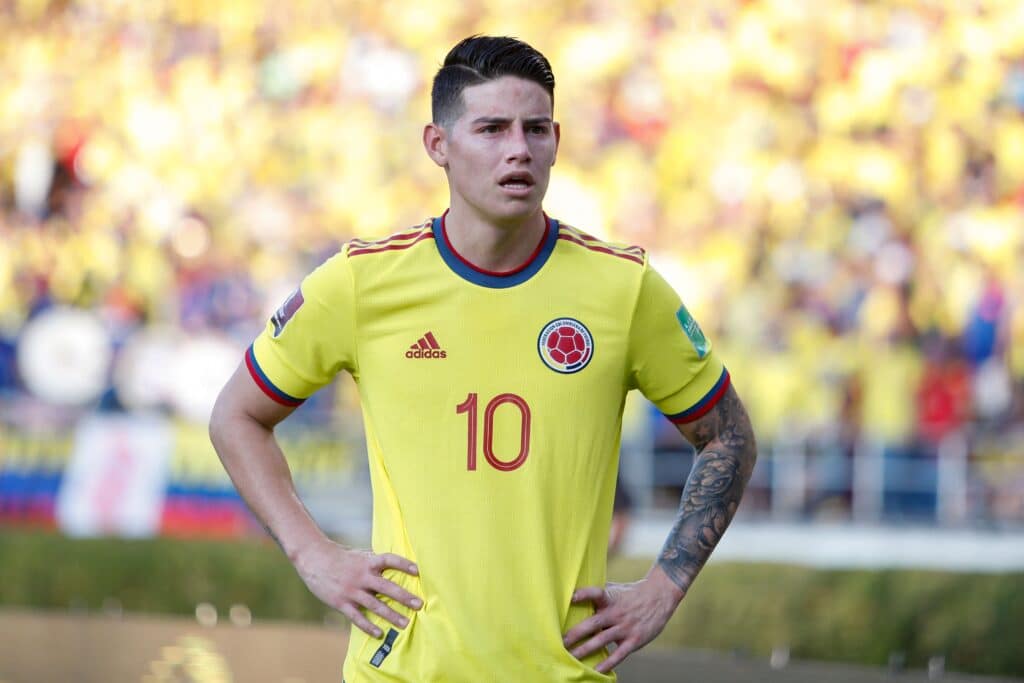 James Rodríguez con la Selección Colombia