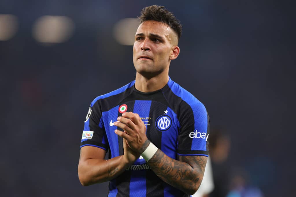 Lautaro Martínez y el Inter vienen de caer en la Final de la Champions League 2022/23 a manos del Manchester City. (Photo by Marc Atkins/Getty Images)