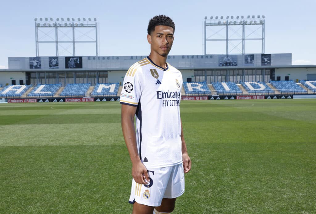 Jude Bellingham, el fichaje estrella del Real Madrid ya marca diferencias. (Photo by Pedro Castillo/Real Madrid via Getty Images)