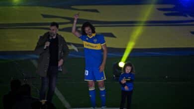 Edinson Cavani, el nuevo goleador de Boca