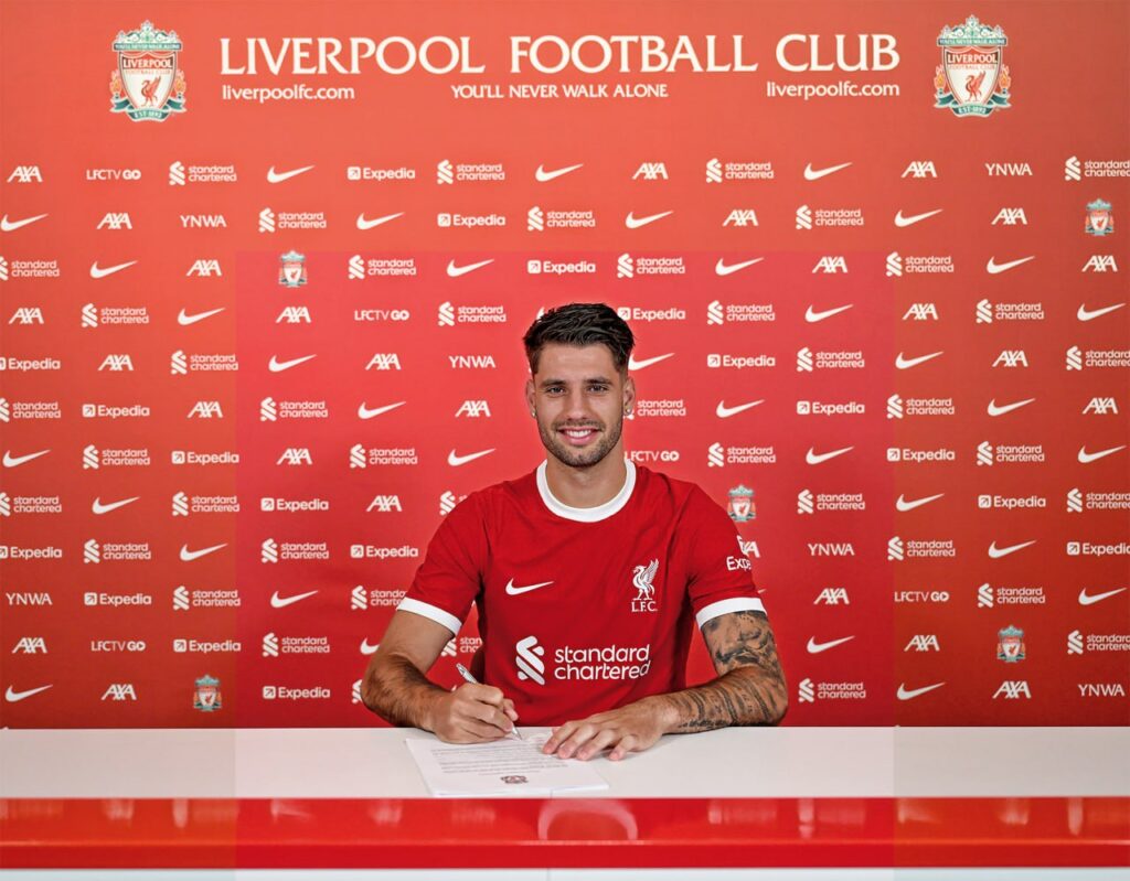 Liverpool vs Arsenal: Dominik Szoboszlai anotó el primer gol de la Era Arne Slot, dándole el primer triunfo al cuadro inglés. (Foto: Getty Images)