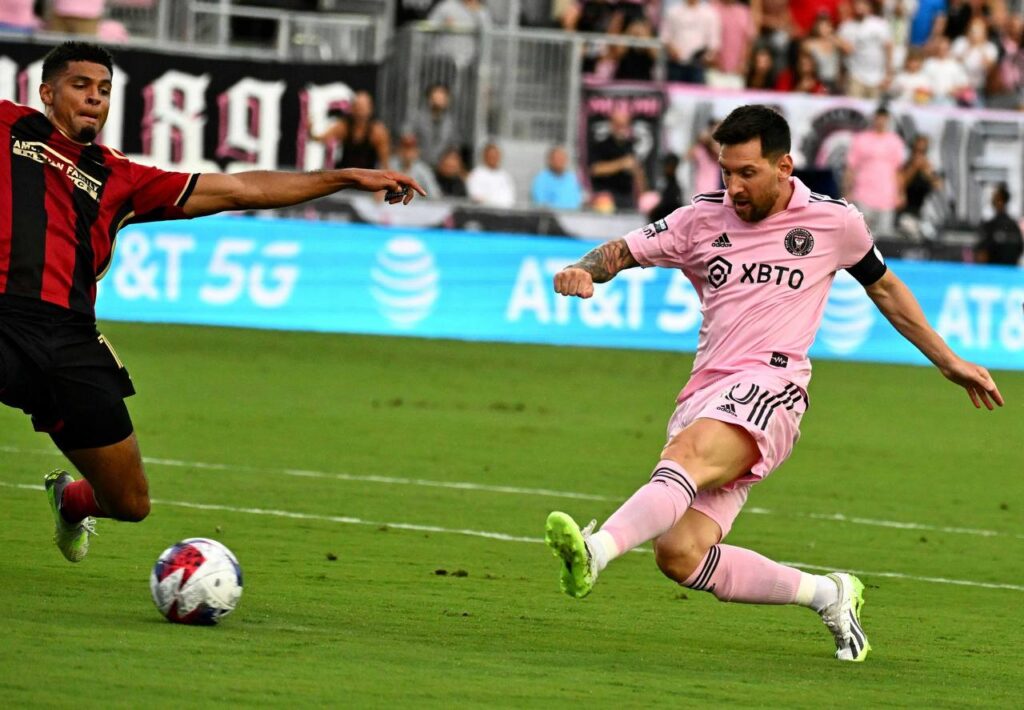 Impacto brutal de Lionel Messi con el Inter Miami. Foto: Getty Images.