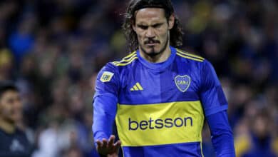 Edinson Cavani en Boca