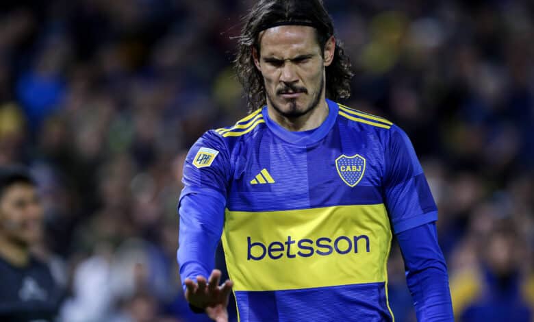 Edinson Cavani en Boca