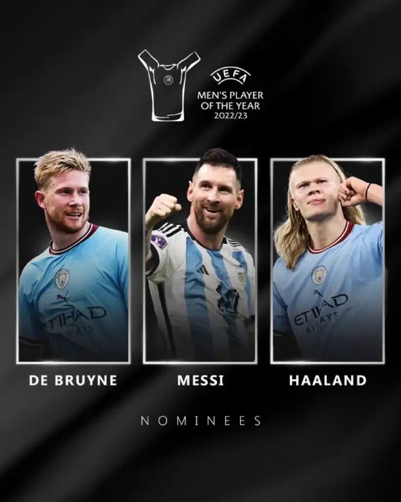 Los nominados al premio al mejor jugador de la UEFA