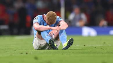 Además de Erling Haaland, De Bruyne es baja