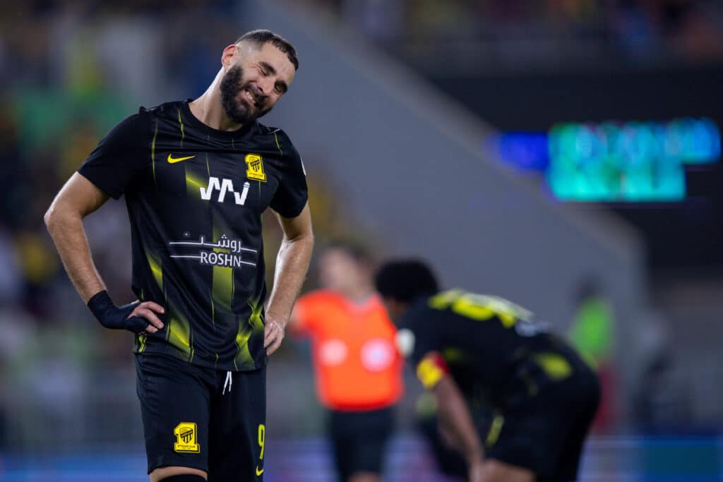 Karim Benzema se lesiona con Al-Ittihad