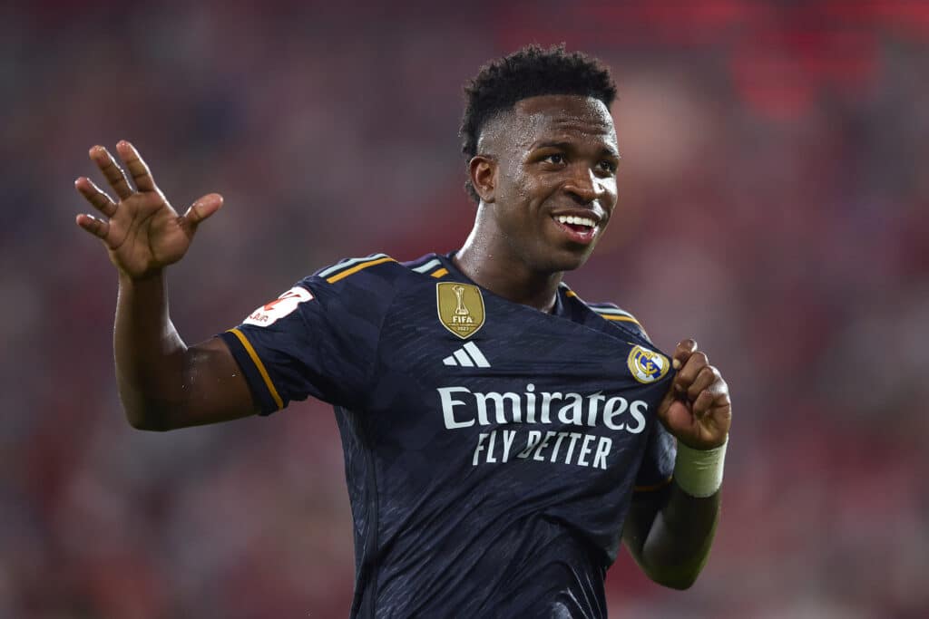 Vinicius se ha convertido en uno de los líderes del Real Madrid de Carlo Ancelotti. (Photo by Fran Santiago/Getty Images)