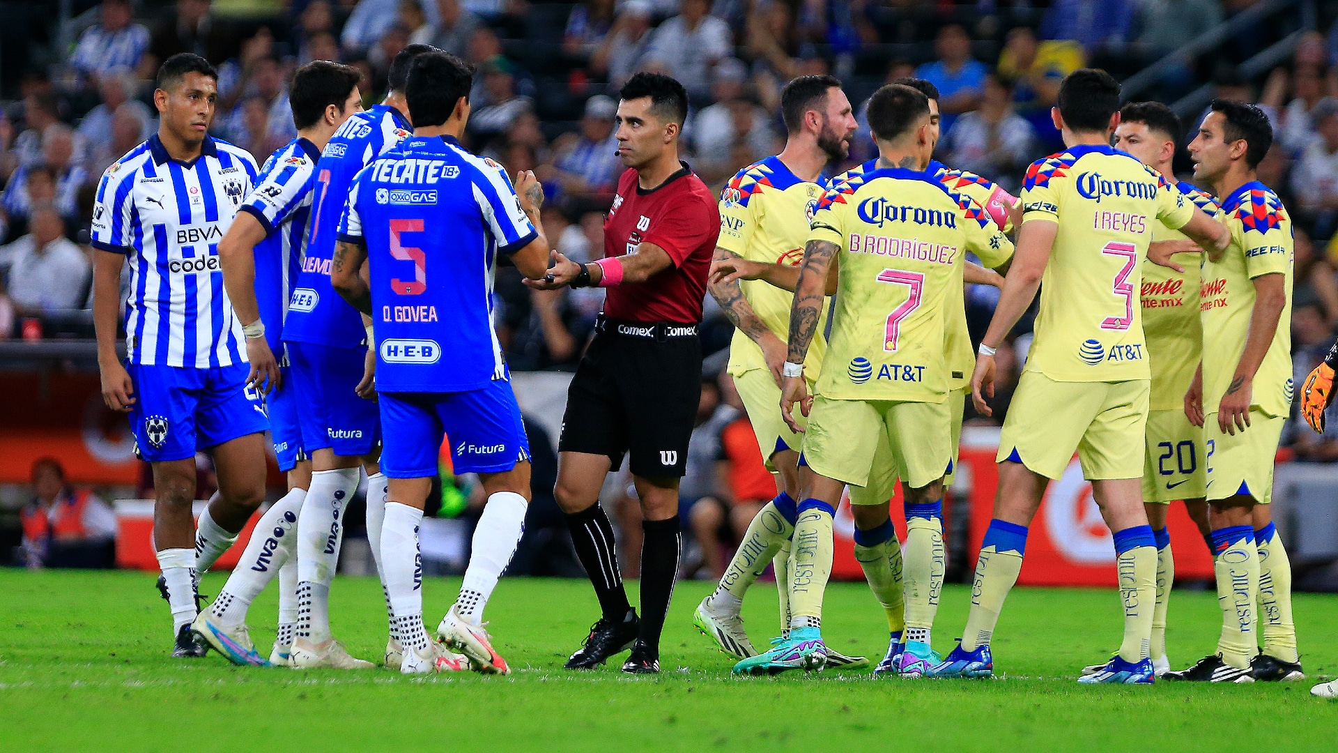 América vs Monterrey Historial y últimos partidos