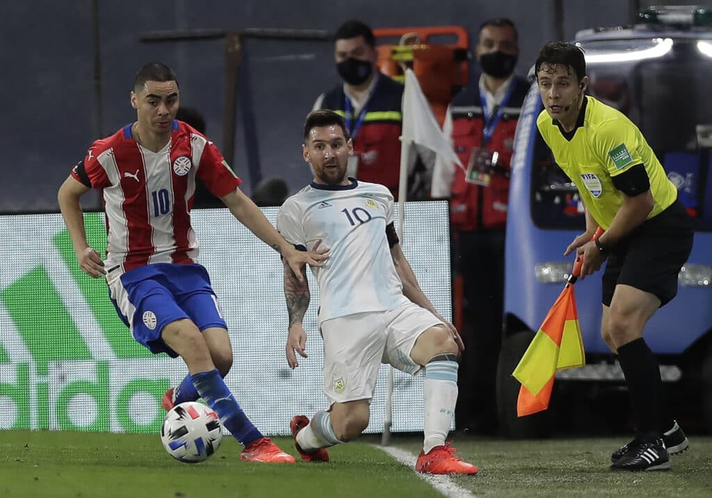 Argentina en la Bombonera con Messi