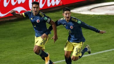 Radamel Falcao y James Rodríguez fueron socios en la Selección Colombia, a la que llevaron a dos Copas del Mundo.