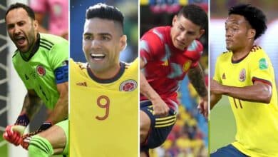 Selección Colombia Jugadores más partidos en Eliminatoria