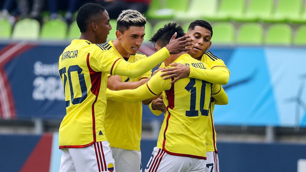 Selección Colombia Sub 23 Panamericanos Chile 2023 Colombia vs. Venezuela