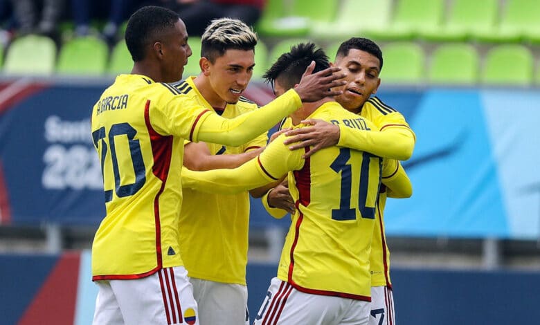 Selección Colombia Sub 23 Panamericanos Chile 2023 Colombia vs. Venezuela