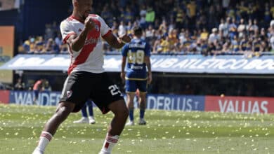 River festejó en La Bombonera con los goles de Rondón y Enzo Díaz.