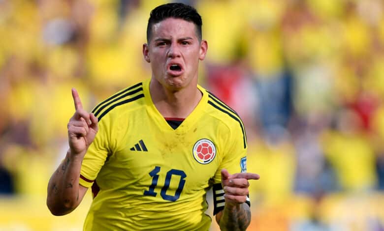 James Rodríguez es duda en Colombia España vs. Colombia