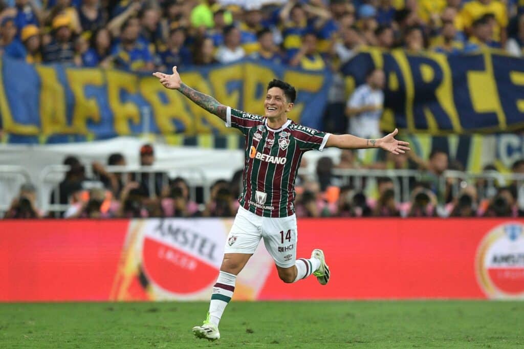 Germán Cano, la gran figura del Fluminense Campeón de la Copa Libertadores 2023. (Photo by CARL DE SOUZA/AFP via Getty Images)