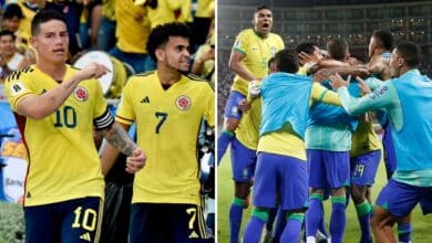 Historial Selección Colombia vs. Brasil