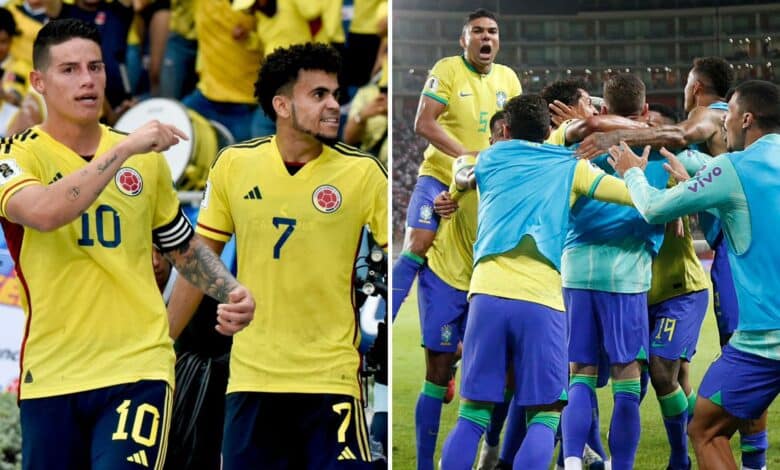 Historial Selección Colombia vs. Brasil