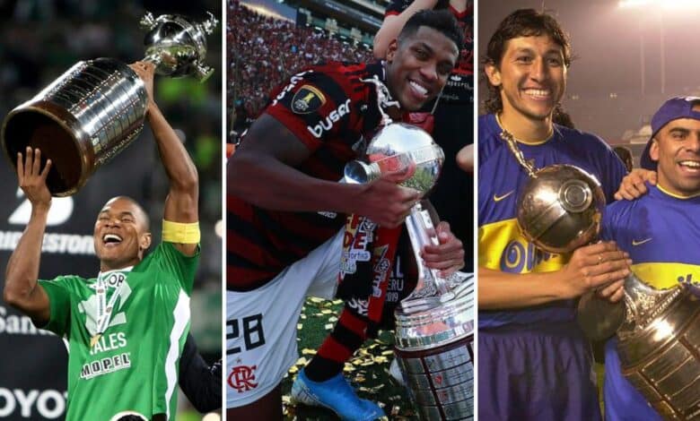 Jugadores colombianos con más Copa Libertadores