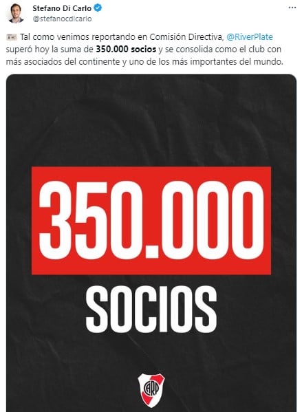 cuántos socios tiene River