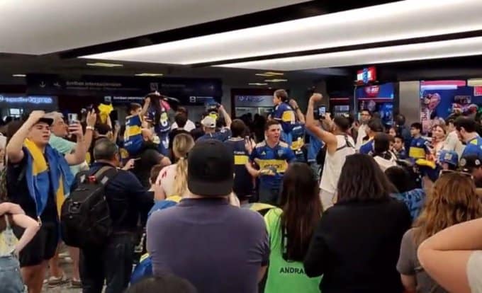 Boca Volvió A La Argentina Y Tuvo Un Recibimiento Inolvidable