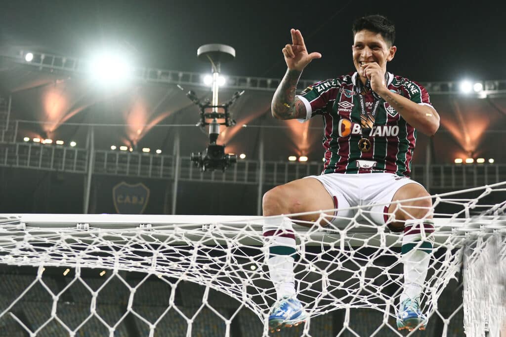 Fluminense vs Atlético Mineiro: el último goleador de la Libertadores y mejor jugador de América, German Cano ha tenido una temporada desilusionante, convirtiendo solo 5 goles . (Getty Images)