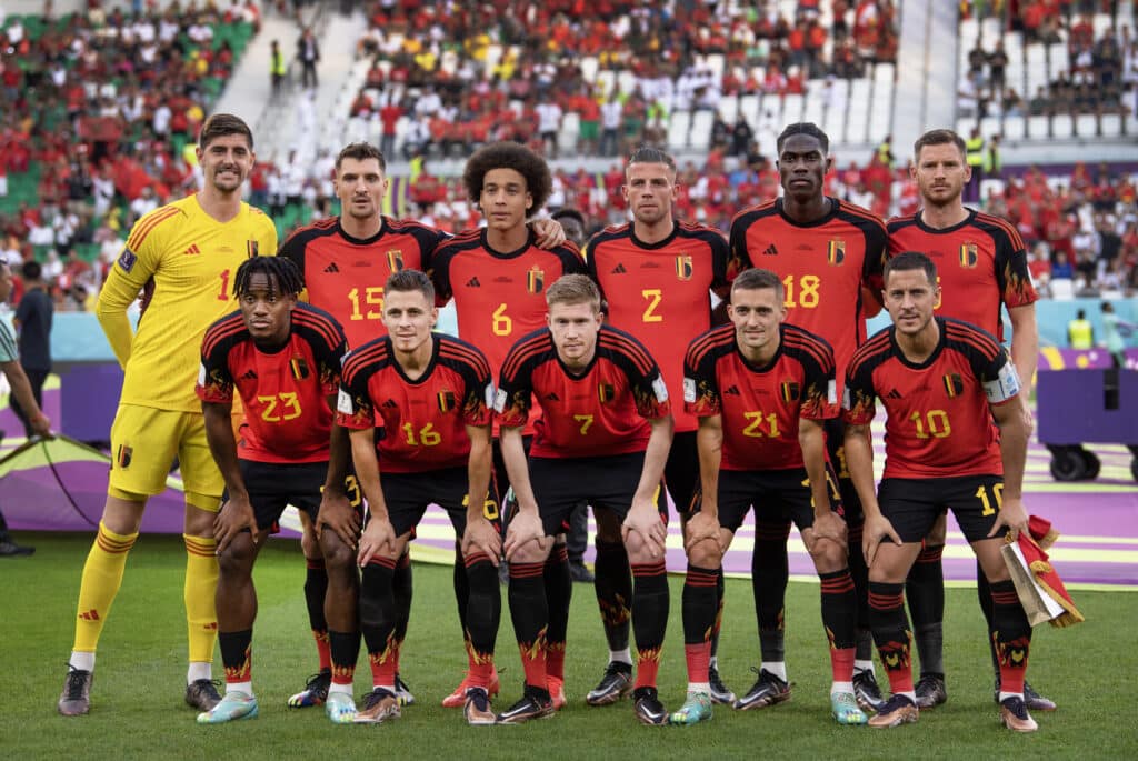 Amadou Onana fue parte de la selección de Bélgica en Qatar 2022. (Photo by Visionhaus/Getty Images)