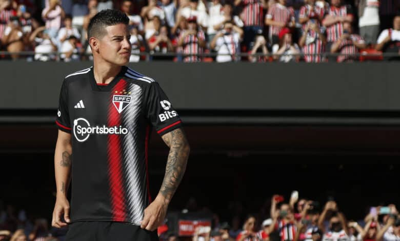 James Rodríguez Flamengo vs. Sao Paulo Brasileirao