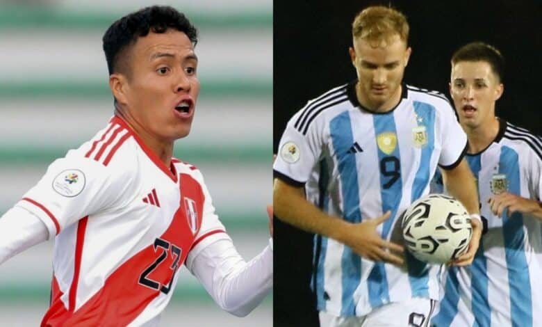 Argentina vs. Perú por la fecha 2 del Preolímpico Sudamericano