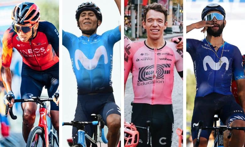 Ciclistas colombianos World Tour 2024