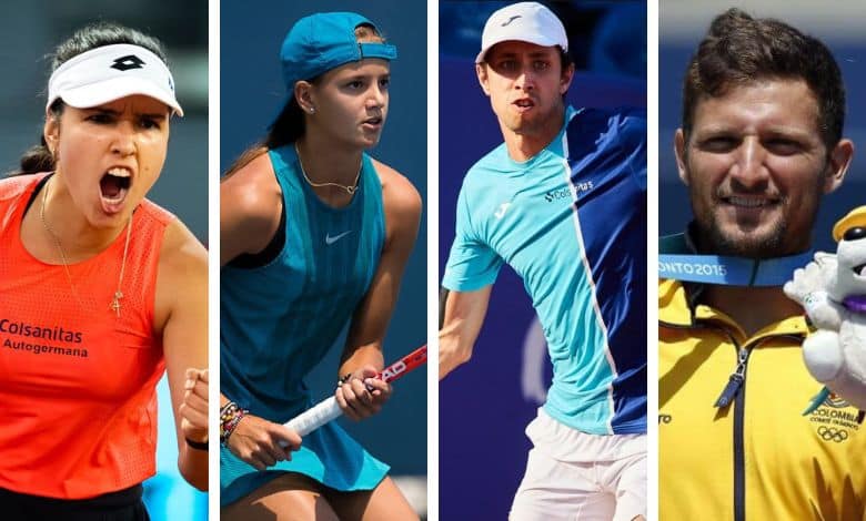 Colombianos en Australia Open 2024