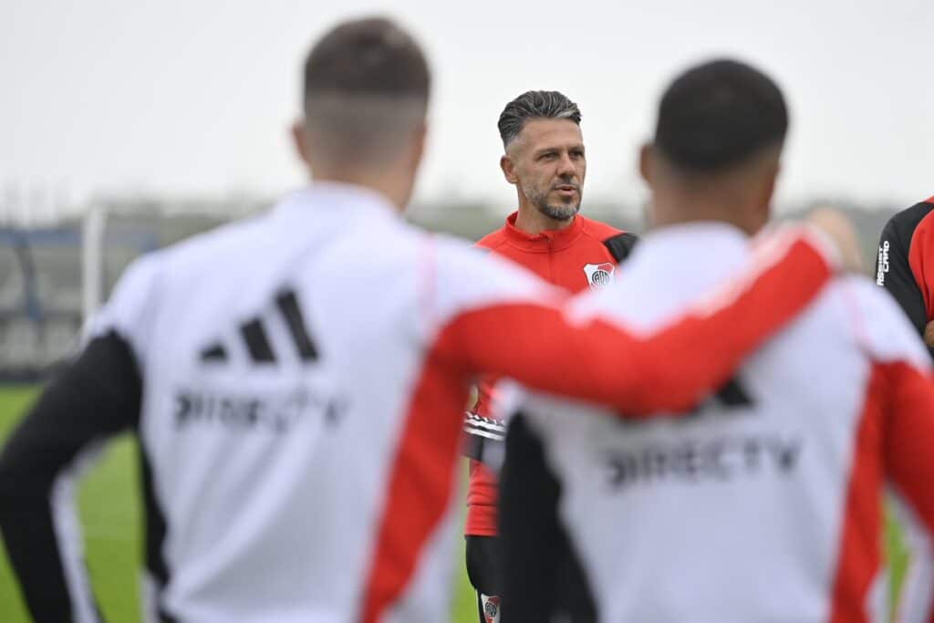 Demichelis en River. sus horas parecen contadas.