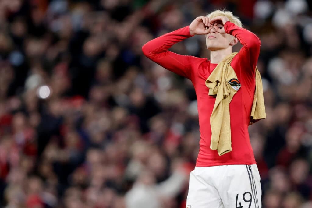 Alejandro Garnacho será una de las claves en el Manchester United vs Tottenham. (Photo by David S. Bustamante/Soccrates/Getty Images)