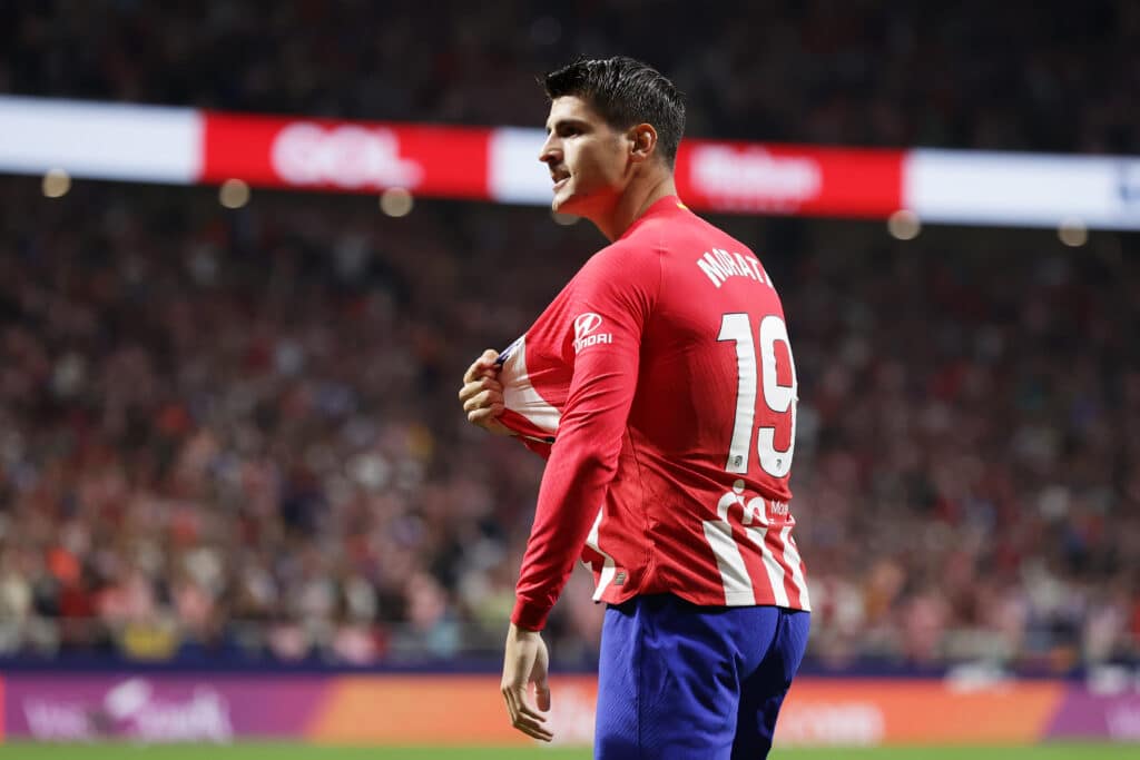 Álvaro Morata será una de las claves en el Atlético de Madrid vs Valencia. (Photo by Gonzalo Arroyo Moreno/Getty Images)