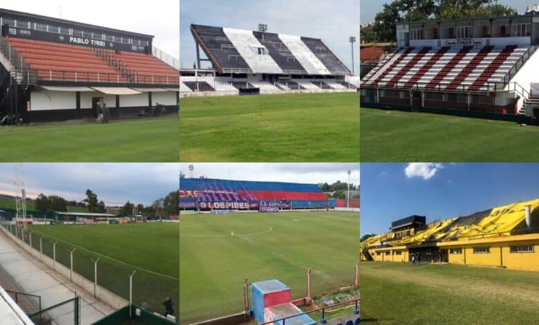 Los estadios mas chicos del futbol argentino