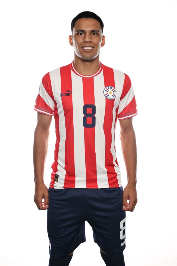 Diego Gómez es una de las figuras en el Preolímpico Sub 23 con Paraguay. Foto: Conmebol.