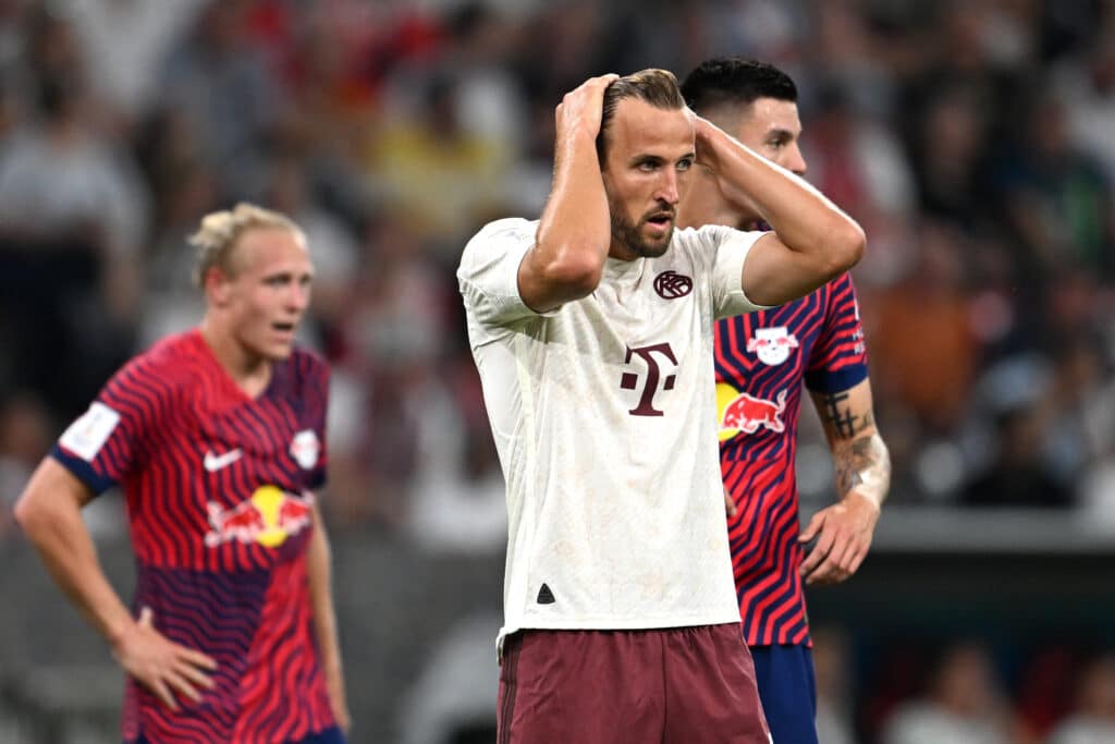 Harry Kane podría ser una de las claves en el Bayer Leverkusen vs Bayern Múnich. (Photo by Christian Kaspar-Bartke/Getty Images)