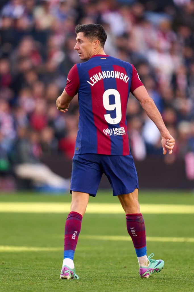 Robert Lewandowsli podría ser una de las claves en el Celta vs Barcelona. (Photo by Angel Martinez/Getty Images)