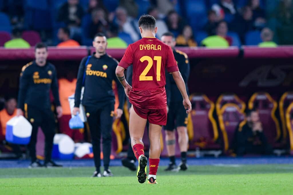 Paulo Dybala podría ser una de las claves en el Brighton vs Roma. (Photo by Giuseppe Maffia/NurPhoto via Getty Images)